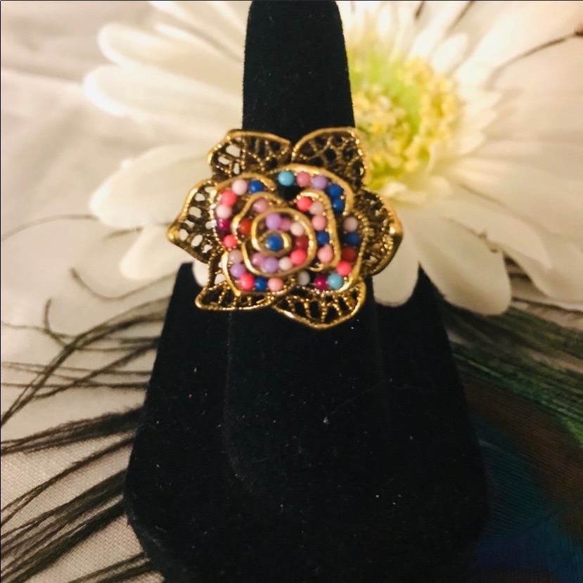 Boho Style Flower Ring Boho Style Flower Ring
